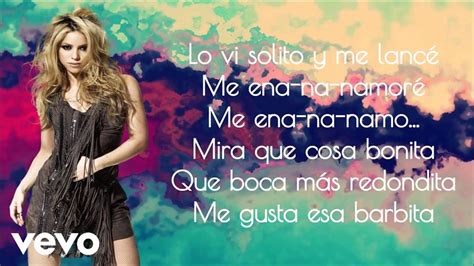 la cancion me enamore en letra|shakira me enamore letra.